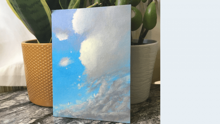 A Complete Beginners Guide to Painting Clouds With Acrylic Paint ...